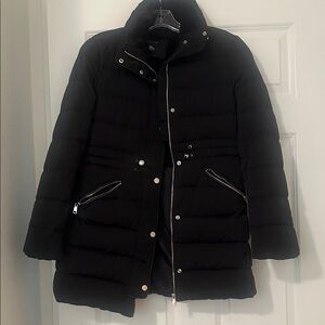 Zara Women's Black Puffer Down Jacket size S